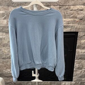 Abercrombie & Fitch Slate Blue Crew Neck Sweater